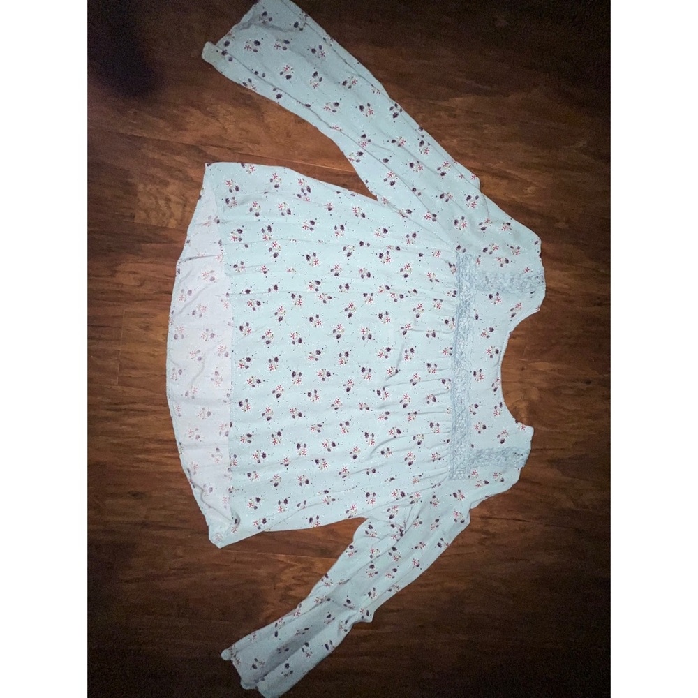 Cottagecore/Fairycore Floral Blouse!
